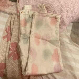 Universal thread color blotch jeans